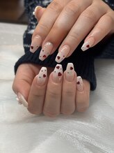 アニー(annie hair design)/バレンタインネイル