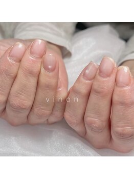 ヴィノンネイル(Vinon nail)の写真/派手にできない方へ、オフィスにもなじむ自爪風ネイル