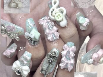 プリンセス(Princess)/ゴテゴテネイル6.900円