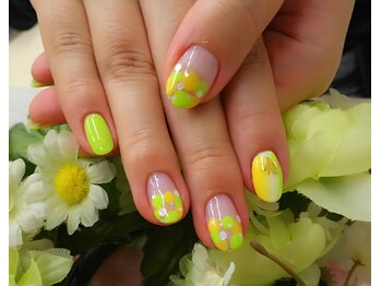 プルミエ ネイル(Premier Nail)/ドットフレンチネイル☆