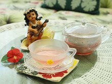 全てのコースにハーブティーのサービス付き♪