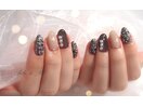 ブラックツイードnail