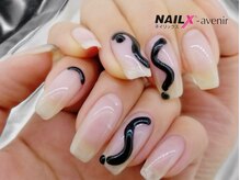 ネイリックス アヴェニール(NAILX avenir)/うねうねブラック