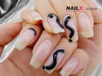 ネイリックス アヴェニール(NAILX avenir)/うねうねブラック