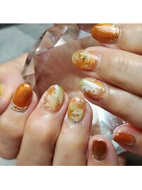 紅葉ネイル