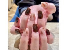 エーナイン イオンモール三川店/秋のニュアンスネイル