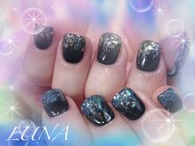 ネイルアンドまつ毛エクステ ルーナ 八王子店/☆ラメギラギラネイル☆