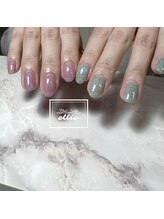 エリー(ellie)/ちぐはぐネイル