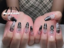 ゼン ネイル デザイン 池袋(ZEN NAIL DESIGN)/長さだしやり放題×つけ放題