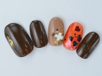 ネイルサロン ドレリッチ 大宮店(drerich)/【7290】バレンタインハートホロ