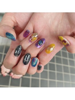 グラマラス アンジェアイ 荻窪店(glamourous ange eye)/個性派ニュアンスネイル