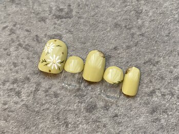 カラ ネイル 中津店(calla nail)/オータムフラワーアート