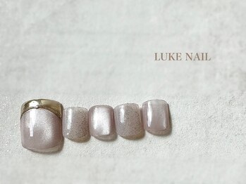 ルークネイル(LUKE NAIL)/水光マグネットミラーフレンチ