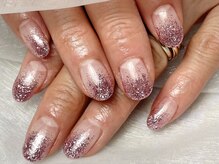 ヘアーアンドネイル ルシア(Hair&Nail Lucia)/ラメグラデーションネイル