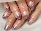 ラメグラデーションネイル