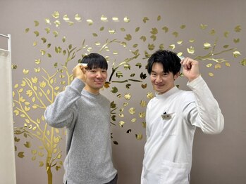 あおい整体/お客様との記念２ショット