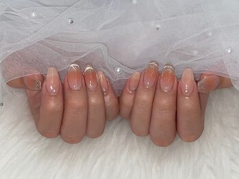 トップネイル ハママツ(TOP NAIL HAMAMATHU)/ラメフレンチ,チークネイル