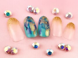 ニュアンス 秋ネイル 渋谷