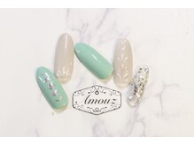 アモウズ(Amouz)/定額【テーマ:陶器ネイル】4
