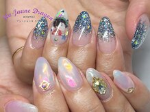 アン ジョーヌドラゴ/【自爪ネイル】アシメネイル