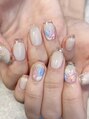 ネイルフロンティア 吉祥寺(NAIL FRONTIER)&nbsp;クリアフレンチ[吉祥寺/パラジェル/長持ち]