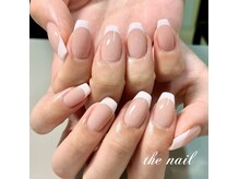 ザ ネイル(the nail)の雰囲気（くすみピンクのフレンチネイル/お手元を綺麗に美しく仕上げます）