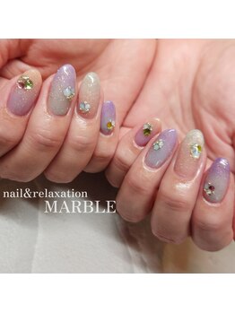 ネイルアンドリラクゼーション マーブル(MARBLE)/持ち込みネイル¥7700