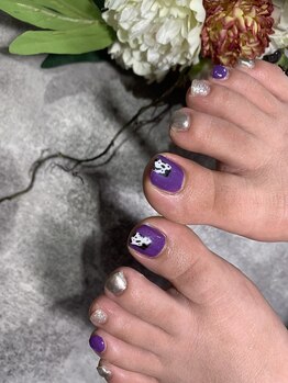 親指アートのみ