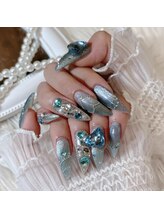 リンドネイル バイ モカ アンド ララ(Lind nail by moca and LaLa)/【mio】10本アート