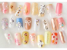 ネイルビューティーサロン パンドーラ 川西店(nail beauty salon Pandora)の雰囲気（大人気♪定額トク可愛コース！新規4800円☆リピーター様5800円☆）