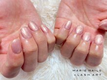 マリー ネイルズアンドラッシュアート モザイクモール港北店(MARIE NAILS & LASH ART)/¥6,050 キラキラワンカラー0212a