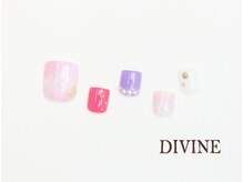 ディバイン ネイルズ(DIVINE NAILS)/フットジェルアートやり放題