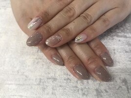 【アートフリー】ちぐはぐネイル