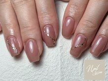 ネイルセッション(nail session)/ちゅるん系鉄板オフィスネイル