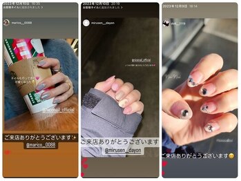 ナイスネイル 自由が丘店/お客様Instagram