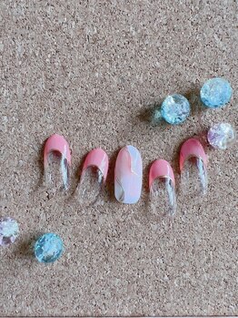 ミテソロ(mi tesoro)/2024年8月定額ネイル 5500