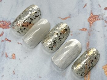 マグネットネイル/冬ネイル