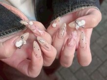 ベティネイル アイラッシュ(Betty Nail)/天使の羽♪ドット×クロムネイル