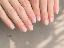 ケーテンネイル(K10.NAIL)/ベージュラメグラデーション