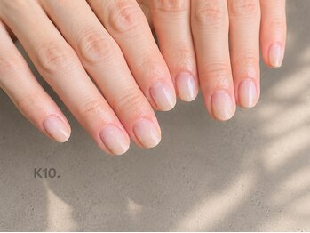 ケーテンネイル(K10.NAIL)/ベージュラメグラデーション