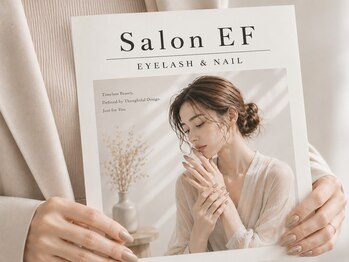サロンイーエフ 名駅店(salon EF)の写真/ラグジュアリー感漂う店内で洗練された指先に【ワンカラー・ラメグラ￥3980/定額コース￥4980～】