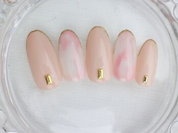 ネイルサロン あかねいろ/秋冬ニュアンス フレンチ