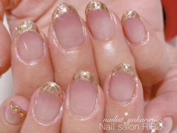 リル(RIRU)/ゴールドガラスフレンチ