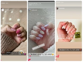 ナイスネイル 自由が丘店/お客様Instagram