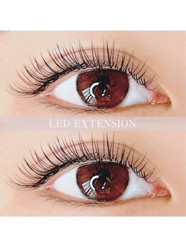 ムク(MUKU)の写真/最新技術のLEDエクステを導入♪持ちの良さが人気◎低刺激で目元に優しく、あなたの希望のデザインが叶う★