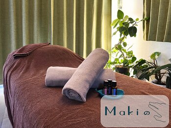 MAKIの手の写真/明日への活力を養う場所☆アロマの香り漂う完全個室の癒し空間で、人目を気にせず心身共にリラックス♪　