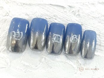ネイルメゾン 池袋店(NAIL MAISON)/ミラー逆グラデ¥10550
