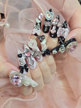 ベリッシモォセンスアーレ/黒×ピンク