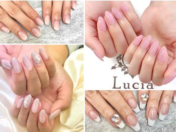 ルチア ネイルアンドアイラッシュ 元今泉店(Lucia)の写真/派手なデザインよりシンプルが好きな方必見！デザインの種類も豊富で、あなたの理想の指先を叶えます！