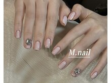 エムネイル(M.nail)/ワンカラーxストーン